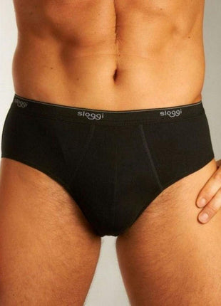 Sloggi slip basic midi black heren 10004712-0004 Sloggi slip basic midi black hommes
