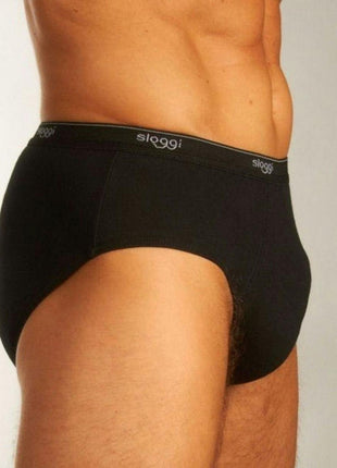 Sloggi slip basic midi black heren 10004712-0004 Sloggi slip basic midi black hommes
