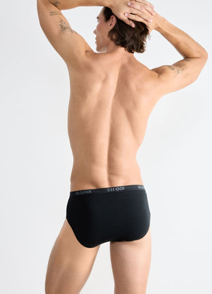 Sloggi slip basic midi black heren 10004712-0004 Sloggi slip basic midi black hommes