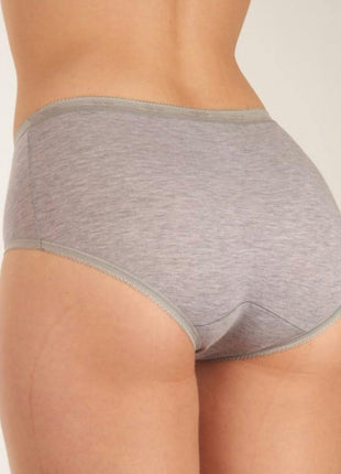 Sloggi slip basic+ midi cotton grey combination dames 10005038-M013 Sloggi slip basic+ midi cotton grey combination femmes
