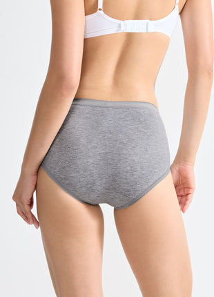 Sloggi slip basic+ midi cotton grey combination dames 10005038-M013 Sloggi slip basic+ midi cotton grey combination femmes