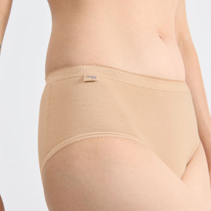 Sloggi slip basic+ midi cotton skin dames 10005038-0026 Sloggi slip basic+ midi cotton skin femmes