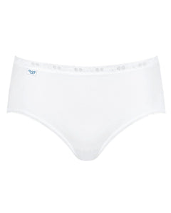 Sloggi slip basic+ midi cotton white dames 10005038-0003 Sloggi slip basic+ midi cotton white femmes