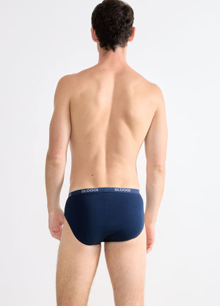 Sloggi slip basic midi night blue heren 10004712-0080 Sloggi slip basic midi night blue hommes