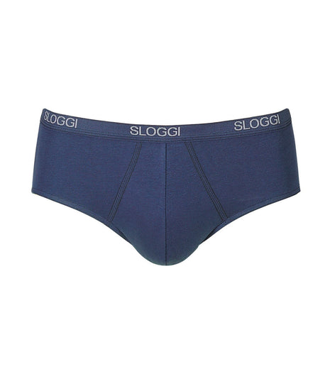 Sloggi slip basic midi night blue heren 10004712-0080 Sloggi slip basic midi night blue hommes
