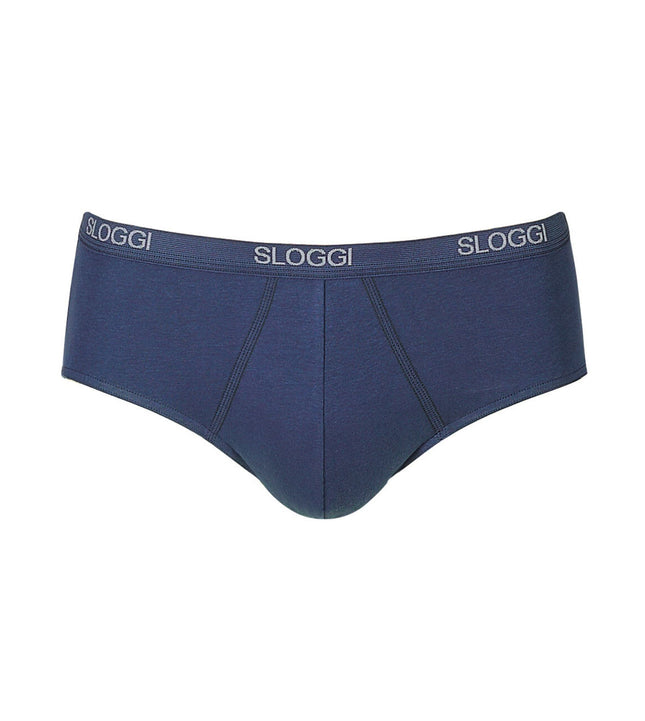 Sloggi slip basic midi night blue heren 10004712-0080 Sloggi slip basic midi night blue hommes