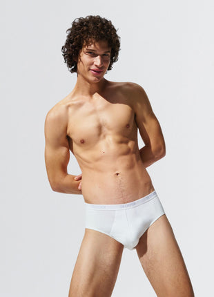 Sloggi slip basic midi white heren 10004712-0003 Sloggi slip basic midi white hommes