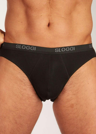 Sloggi slip basic mini black heren 10004711-0004 Sloggi slip basic mini black hommes

