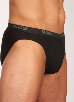 Sloggi slip basic mini black heren 10004711-0004 Sloggi slip basic mini black hommes
