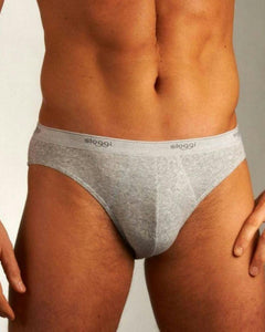 Sloggi slip basic mini grey heren 10004711-0034 Sloggi slip basic mini grey hommes
