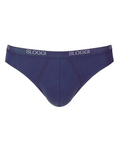 Sloggi slip basic mini night blue heren 10004711-0080 Sloggi slip basic mini night blue hommes