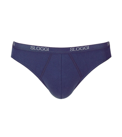 Sloggi slip basic mini night blue heren 10004711-0080 Sloggi slip basic mini night blue hommes