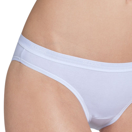 Sloggi slip basic+ mini white dames 10007644-0003 Sloggi slip basic+ mini white femmes