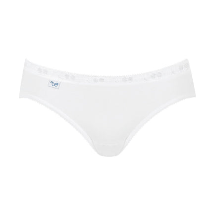 Sloggi slip basic+ mini white dames 10007644-0003 Sloggi slip basic+ mini white femmes