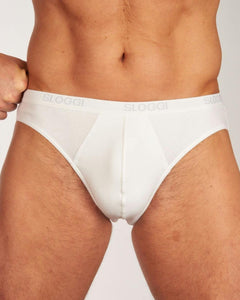 Sloggi slip basic mini white heren 10004711-0003 Sloggi slip basic mini white hommes
