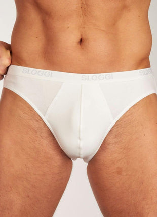 Sloggi slip basic mini white heren 10004711-0003 Sloggi slip basic mini white hommes
