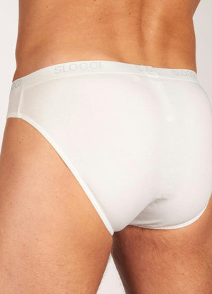 Sloggi slip basic mini white heren 10004711-0003 Sloggi slip basic mini white hommes
