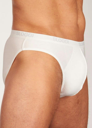 Sloggi slip basic mini white heren 10004711-0003 Sloggi slip basic mini white hommes
