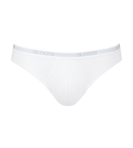 Sloggi slip basic mini white heren 10004711-0003 Sloggi slip basic mini white hommes