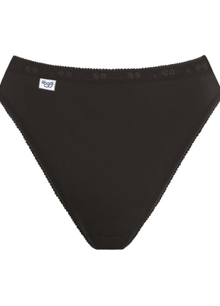 Sloggi slip basic+ tai cotton black dames 10005039-0004 Sloggi slip basic+ tai cotton black femmes