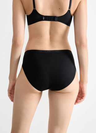 Sloggi slip basic+ tai cotton black dames 10005039-0004 Sloggi slip basic+ tai cotton black femmes