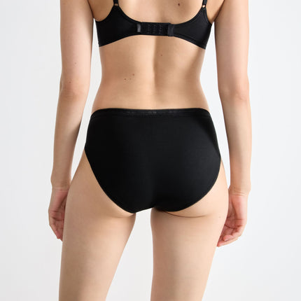 Sloggi slip basic+ tai cotton black dames 10005039-0004 Sloggi slip basic+ tai cotton black femmes