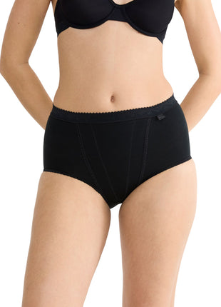 Sloggi slip control maxi black dames 10005203-0004 Sloggi slip control maxi black femmes