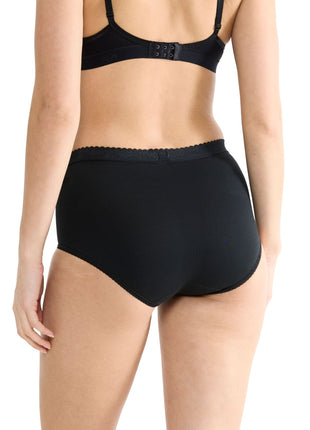 Sloggi slip control maxi black dames 10005203-0004 Sloggi slip control maxi black femmes