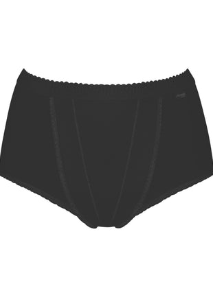 Sloggi slip control maxi black dames 10005203-0004 Sloggi slip control maxi black femmes