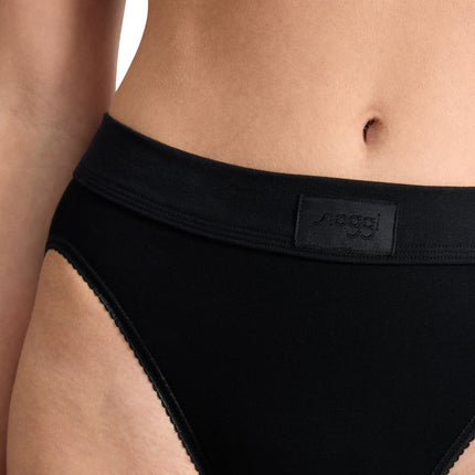 Sloggi slip double comfort t tai black dames 10222804-0004 Sloggi slip double comfort t tai black femmes