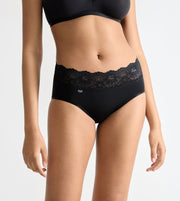 Sloggi slip romance midi black femmes