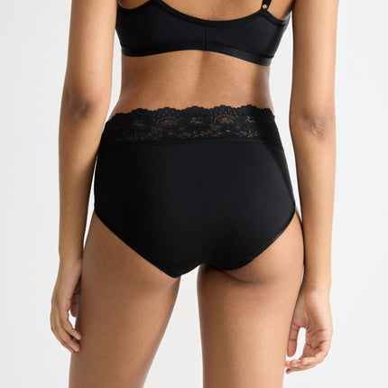 Sloggi slip romance midi black dames 10031896-0004 Sloggi slip romance midi black femmes