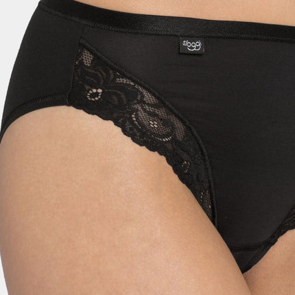 Sloggi slip romance tai black dames 10031895-0004 Sloggi slip romance tai black femmes