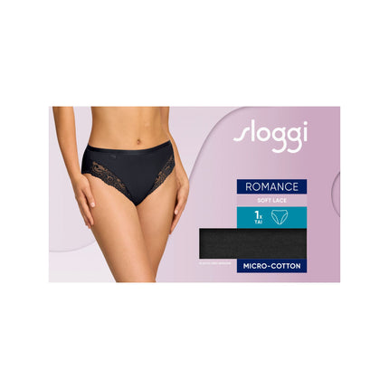Sloggi slip romance tai black dames 10031895-0004 Sloggi slip romance tai black femmes