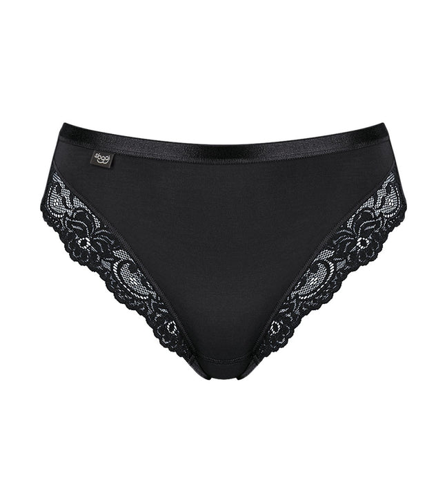 Sloggi slip romance tai black dames 10031895-0004 Sloggi slip romance tai black femmes