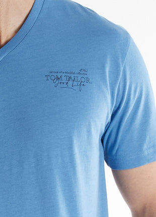 Tom Tailor pyjama korte broek ayr blue heren 71494-4009-623 Tom Tailor pyjama pantalon court ayr blue hommes