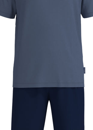 Tom Tailor pyjama korte broek maine blue heren 71506-4009-620 Tom Tailor pyjama pantalon court maine blue hommes