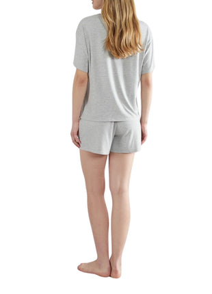 Tom Tailor pyjama korte broek manila grey dames 60327-6085-821 Tom Tailor pyjama pantalon court manila grey femmes