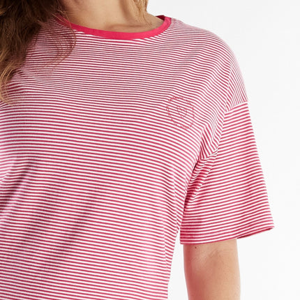 Tom Tailor pyjama korte broek stirling red dames 60416-6061-422 Tom Tailor pyjama pantalon court stirling red femmes