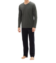 Tom Tailor pyjama pantalon long nevada dark green hommes