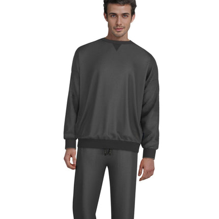 Tom Tailor pyjama lange broek rhodos black heren 71479-3041-920 Tom Tailor pyjama pantalon long rhodos black hommes