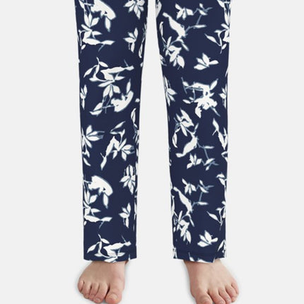 Tom Tailor pyjama lange broek sitia dark blue dames 60347-6085-635 Tom Tailor pyjama pantalon long sitia dark blue femmes