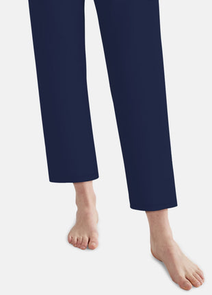 Tom Tailor pyjama lange broek stirling brown dames 60425-6085-515 Tom Tailor pyjama pantalon long stirling brown femmes