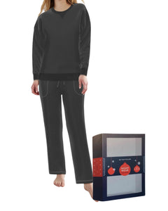Tom Tailor pyjama lange broek xanthi black dames 60387-3041-920 Tom Tailor pyjama pantalon long xanthi black femmes