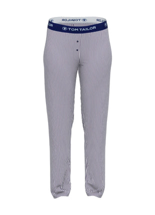 Tom Tailor pyjamabroek stripes blue dames  64004-6085-623 Tom Tailor pantalon de pyjama stripes blue femmes