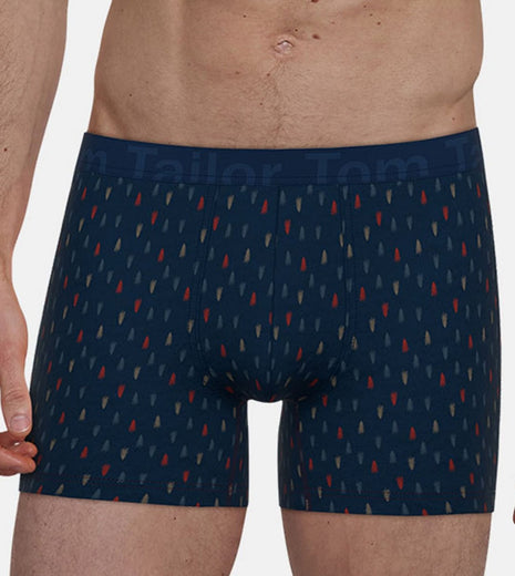 Tom Tailor short 2 pack kentucky blue heren 75285-6061-655 Tom Tailor boxer lot de 2 kentucky blue hommes