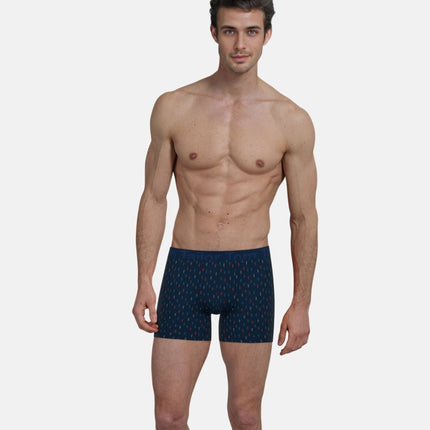 Tom Tailor short 2 pack kentucky blue heren 75285-6061-655 Tom Tailor boxer lot de 2 kentucky blue hommes