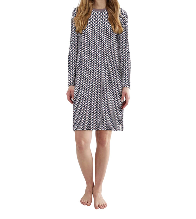 Tom Tailor slaapkleedje sitia lila dames 60342-6061-725 Tom Tailor robe de nuit sitia lila femmes