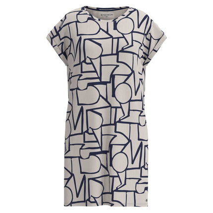 Tom Tailor slaapkleedje stirling brown dames 60426-6085-515 Tom Tailor robe de nuit stirling brown femmes