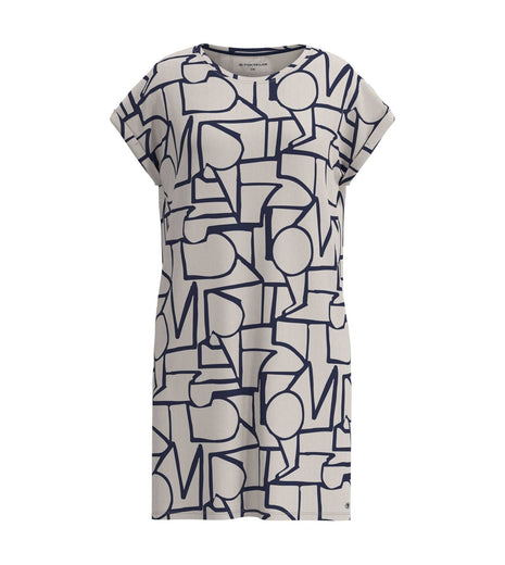 Tom Tailor slaapkleedje stirling brown dames 60426-6085-515 Tom Tailor robe de nuit stirling brown femmes